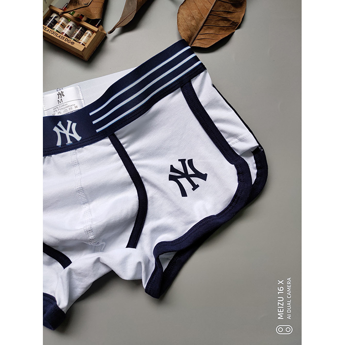 Boxer NY Hombre Blanco Negro